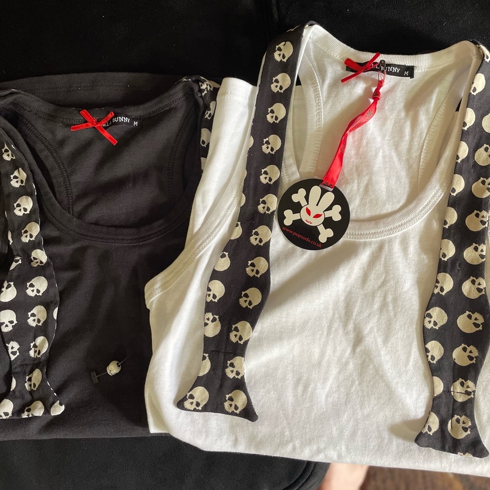 HTF Hellbunny 💯% cotton tank tops